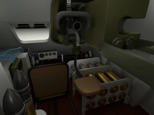 eastern front armor pack with interior v2 3D Model