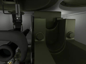 eastern front armor pack with interior v2 3D Model