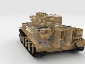 eastern front armor pack with interior v2 Modelo 3D