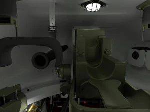 eastern front armor pack with interior v2 3D Model
