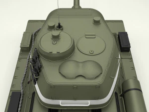 eastern front armor pack with interior v2 3D Model