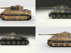 eastern front armor pack with interior and engine bay v1 3D मॉडल