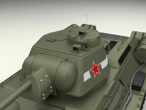 इंटीरियर और इंजन बे के साथ ईस्टर्न फ्रंट आर्मर पैक v1 3D मॉडल