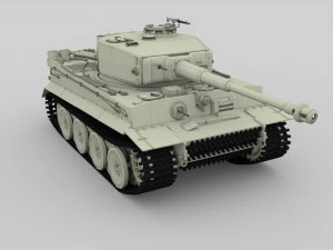 इंटीरियर और इंजन बे के साथ ईस्टर्न फ्रंट आर्मर पैक v1 3D मॉडल