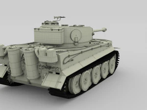 इंटीरियर और इंजन बे के साथ ईस्टर्न फ्रंट आर्मर पैक v1 3D मॉडल