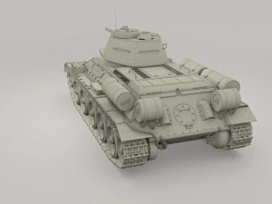 इंटीरियर और इंजन बे के साथ ईस्टर्न फ्रंट आर्मर पैक v1 3D मॉडल