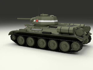 इंटीरियर और इंजन बे के साथ ईस्टर्न फ्रंट आर्मर पैक v1 3D मॉडल