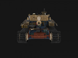 eastern front armor pack with interior and engine bay v1 3D मॉडल