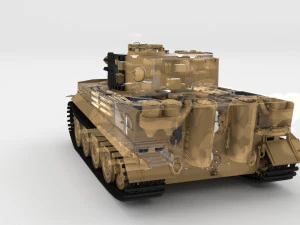 इंटीरियर और इंजन बे के साथ ईस्टर्न फ्रंट आर्मर पैक v1 3D मॉडल