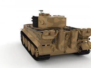 इंटीरियर और इंजन बे के साथ ईस्टर्न फ्रंट आर्मर पैक v1 3D मॉडल