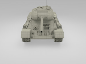 eastern front armor pack with interior and engine bay v1 3D मॉडल