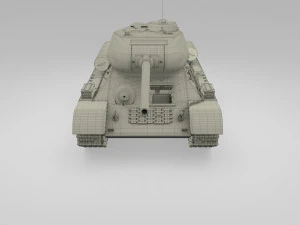 इंटीरियर और इंजन बे के साथ ईस्टर्न फ्रंट आर्मर पैक v1 3D मॉडल
