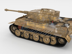 eastern front armor pack with interior and engine bay v1 3D मॉडल