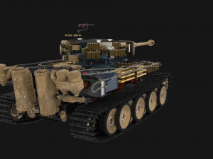 इंटीरियर और इंजन बे के साथ ईस्टर्न फ्रंट आर्मर पैक v1 3D मॉडल