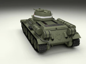 इंटीरियर और इंजन बे के साथ ईस्टर्न फ्रंट आर्मर पैक v1 3D मॉडल