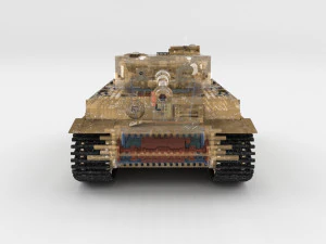 इंटीरियर और इंजन बे के साथ ईस्टर्न फ्रंट आर्मर पैक v1 3D मॉडल