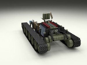 eastern front armor pack with interior and engine bay v1 3D मॉडल
