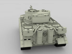 इंटीरियर और इंजन बे के साथ ईस्टर्न फ्रंट आर्मर पैक v1 3D मॉडल