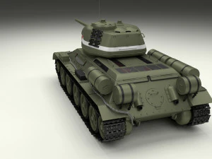इंटीरियर और इंजन बे के साथ ईस्टर्न फ्रंट आर्मर पैक v1 3D मॉडल