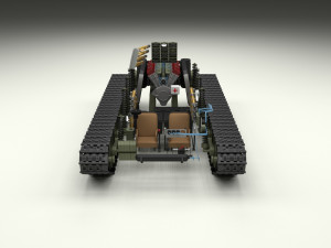 eastern front armor pack with interior and engine bay v1 3D मॉडल