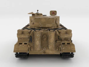 इंटीरियर और इंजन बे के साथ ईस्टर्न फ्रंट आर्मर पैक v1 3D मॉडल