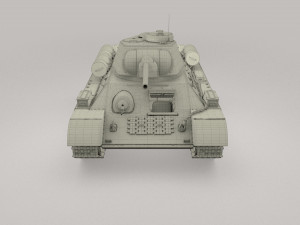 eastern front armor pack with interior and engine bay v1 3D मॉडल