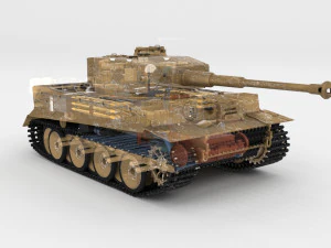 इंटीरियर और इंजन बे के साथ ईस्टर्न फ्रंट आर्मर पैक v1 3D मॉडल