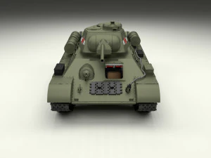 इंटीरियर और इंजन बे के साथ ईस्टर्न फ्रंट आर्मर पैक v1 3D मॉडल