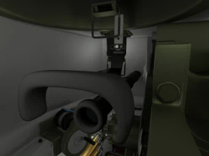 इंटीरियर और इंजन बे के साथ ईस्टर्न फ्रंट आर्मर पैक v1 3D मॉडल