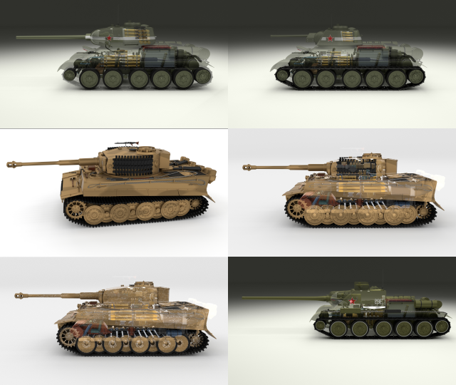 eastern front armor pack with interior and engine bay v2 3Dモデル .c4d .max .obj .3ds .fbx .stl .blend 