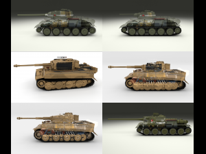 eastern front armor pack with interior and engine bay v2 3D Model