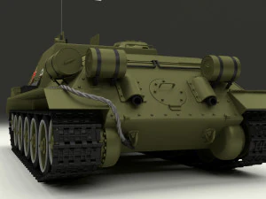 eastern front armor pack with interior and engine bay v2 3D Model