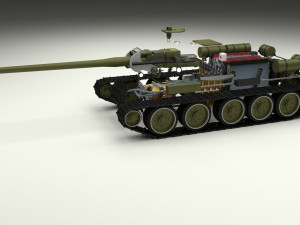 eastern front armor pack with interior and engine bay v2 3Dモデル