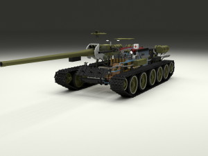 eastern front armor pack with interior and engine bay v2 3Dモデル