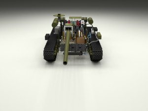 eastern front armor pack with interior and engine bay v2 3Dモデル