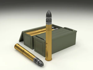 soviet 85mm and german 88mm ammo pack 3D Model