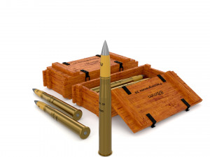 soviet 85mm and german 88mm ammo pack 3D 模型