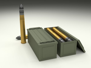 soviet 85mm and german 88mm ammo pack 3D 模型