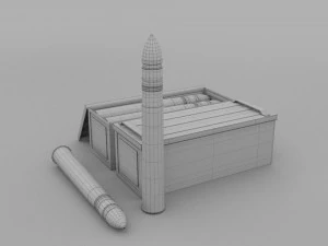 soviet 85mm and german 88mm ammo pack 3D Model