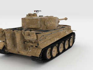 t34-76 tiger tank early pack 3D मॉडल