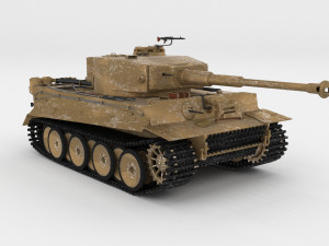 t34-76 tiger tank early pack 3D मॉडल