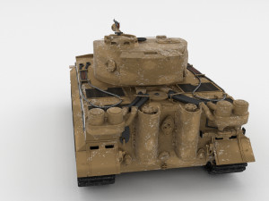 t34-76 tiger tank early pack 3D मॉडल