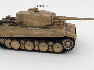 t34-76 tiger tank early pack 3D मॉडल