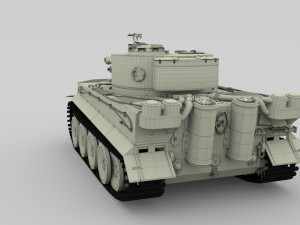 t34-76 tiger tank early pack 3D मॉडल