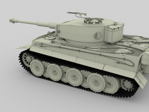 t34-76 tiger tank early pack 3D मॉडल