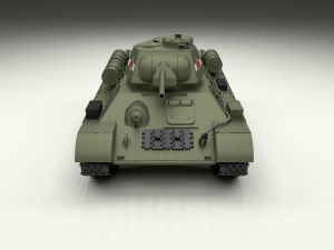 t34-76 tiger tank early pack 3D मॉडल