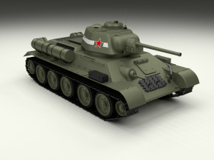t34-76 tiger tank early pack 3D मॉडल