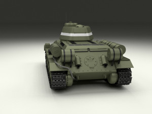 t34-76 tiger tank early pack 3D मॉडल