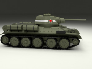t34-76 tiger tank early pack 3D मॉडल