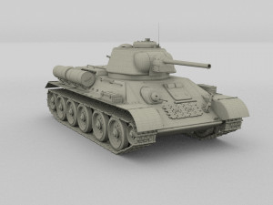 t34-76 tiger tank early pack 3D मॉडल